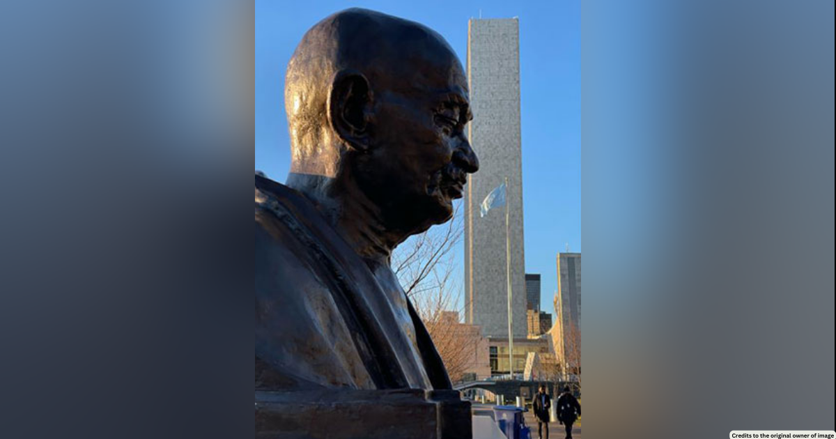 Mahatma Gandhi's bust at UN, a reminder of values he upheld: UN Chief